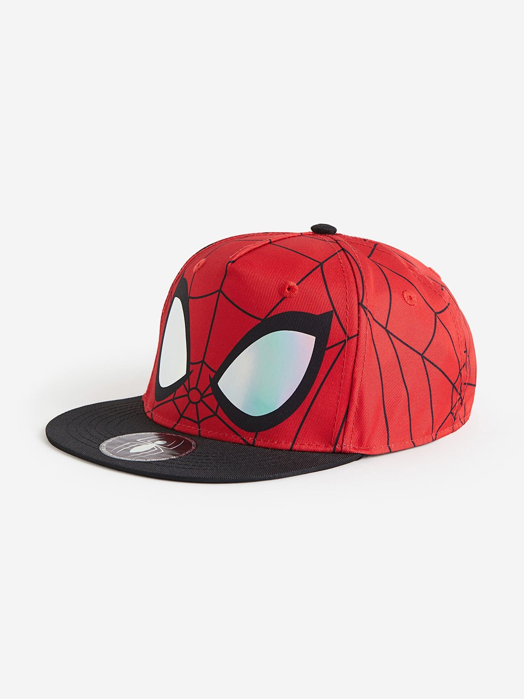 

H&M Boys Printed Twill Cap, Red