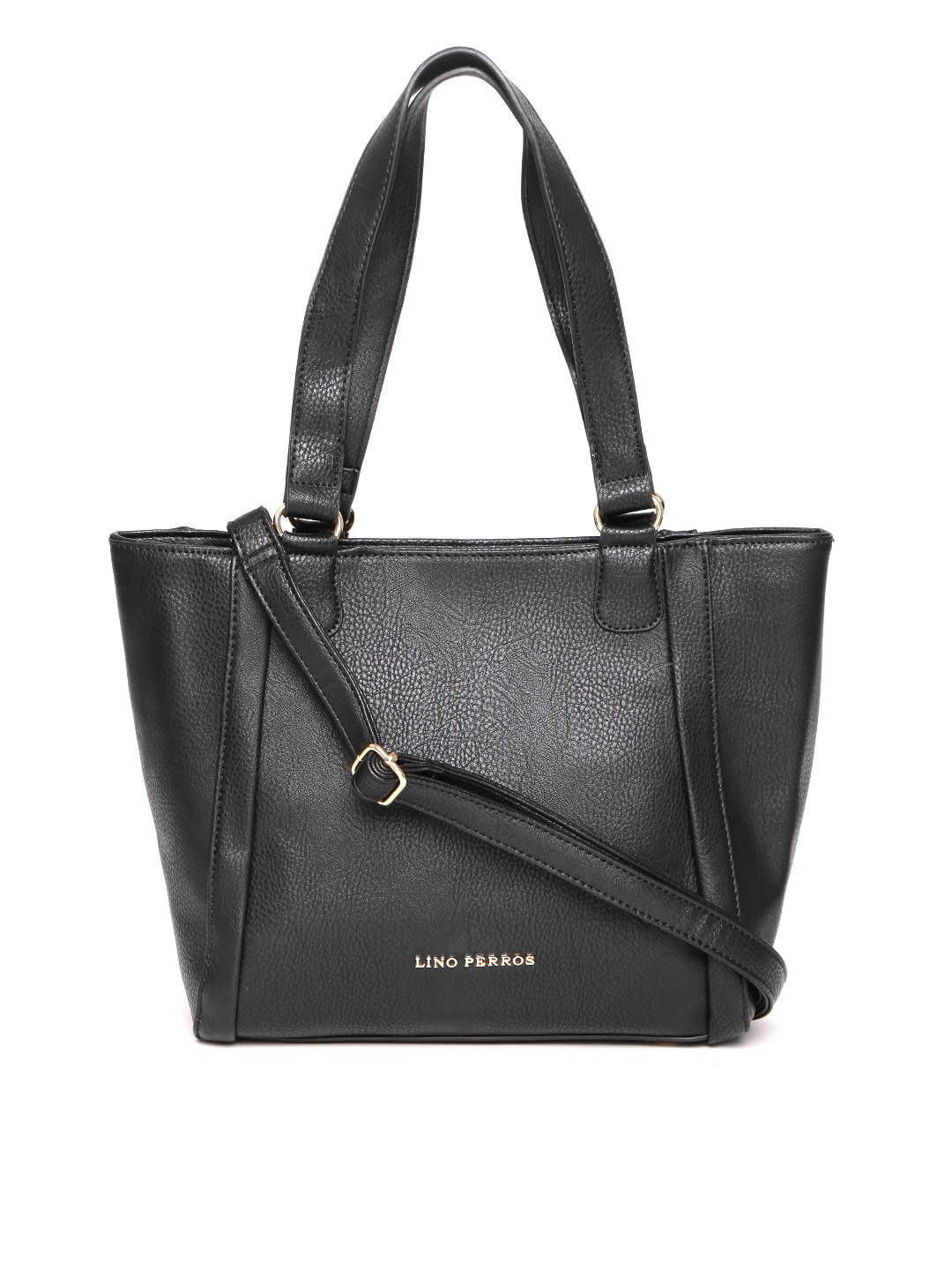 

Lisa Haydon for Lino Perros Black Solid Shoulder Bag with Sling Strap