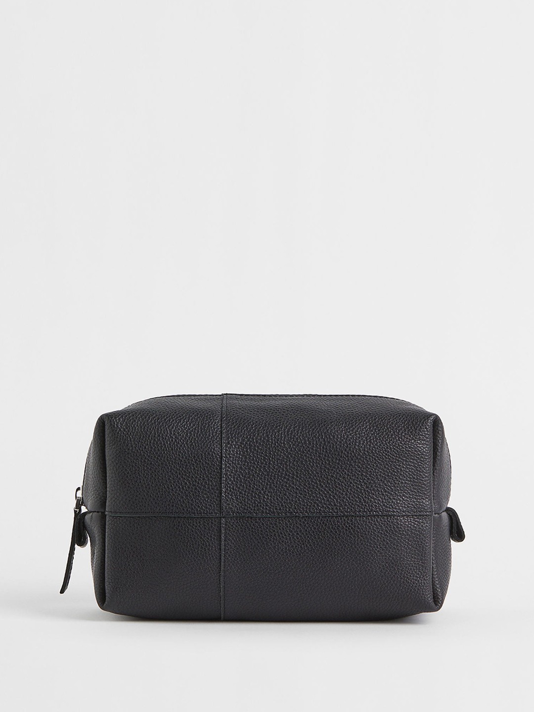 

H&M Black Leather Wash Bag