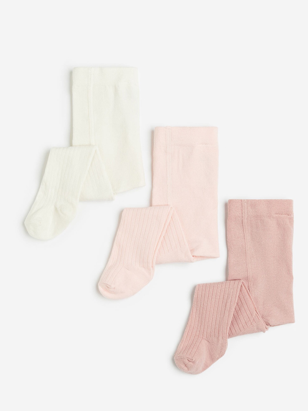

H&M Boys 3-Pack Tights, Pink