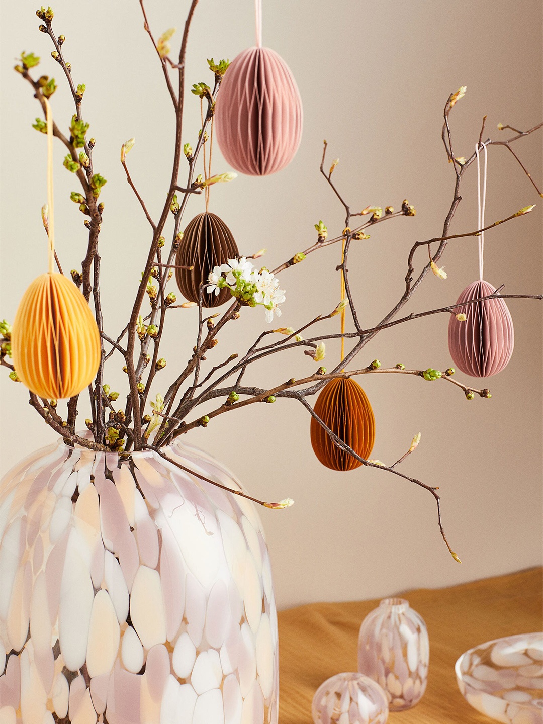 

H&M Brown & Pink 6-Pack Easter Decorations