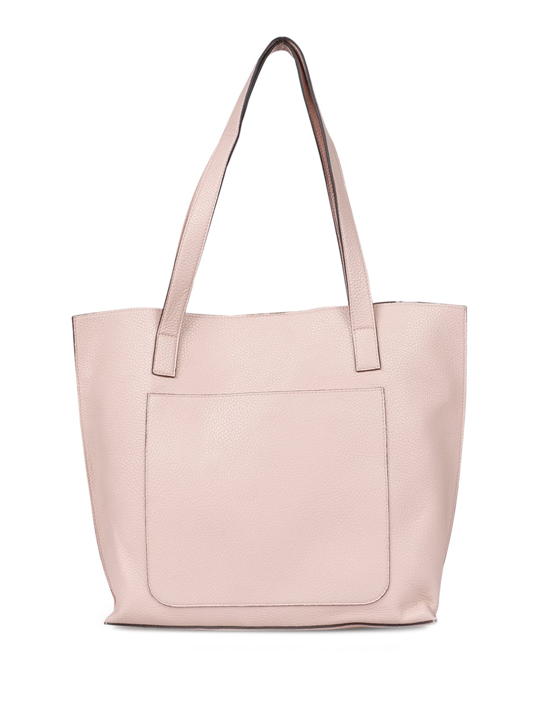 

Favore Beige Leather Structured Shoulder Bag