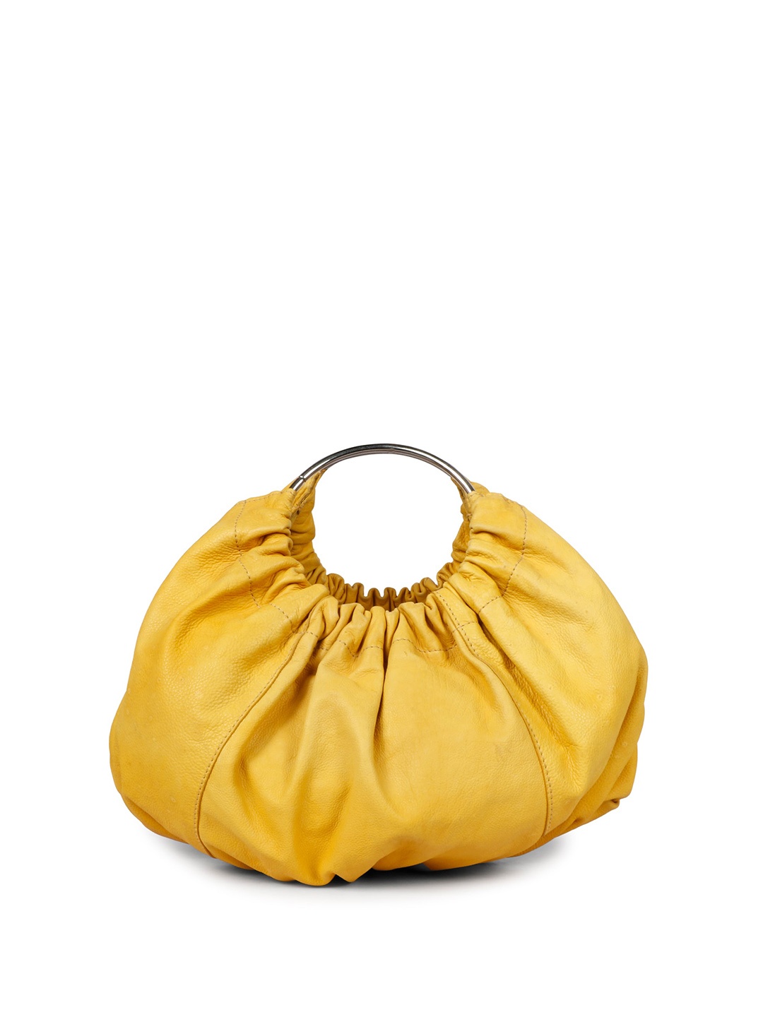 

Favore Leather Hobo Bag, Yellow