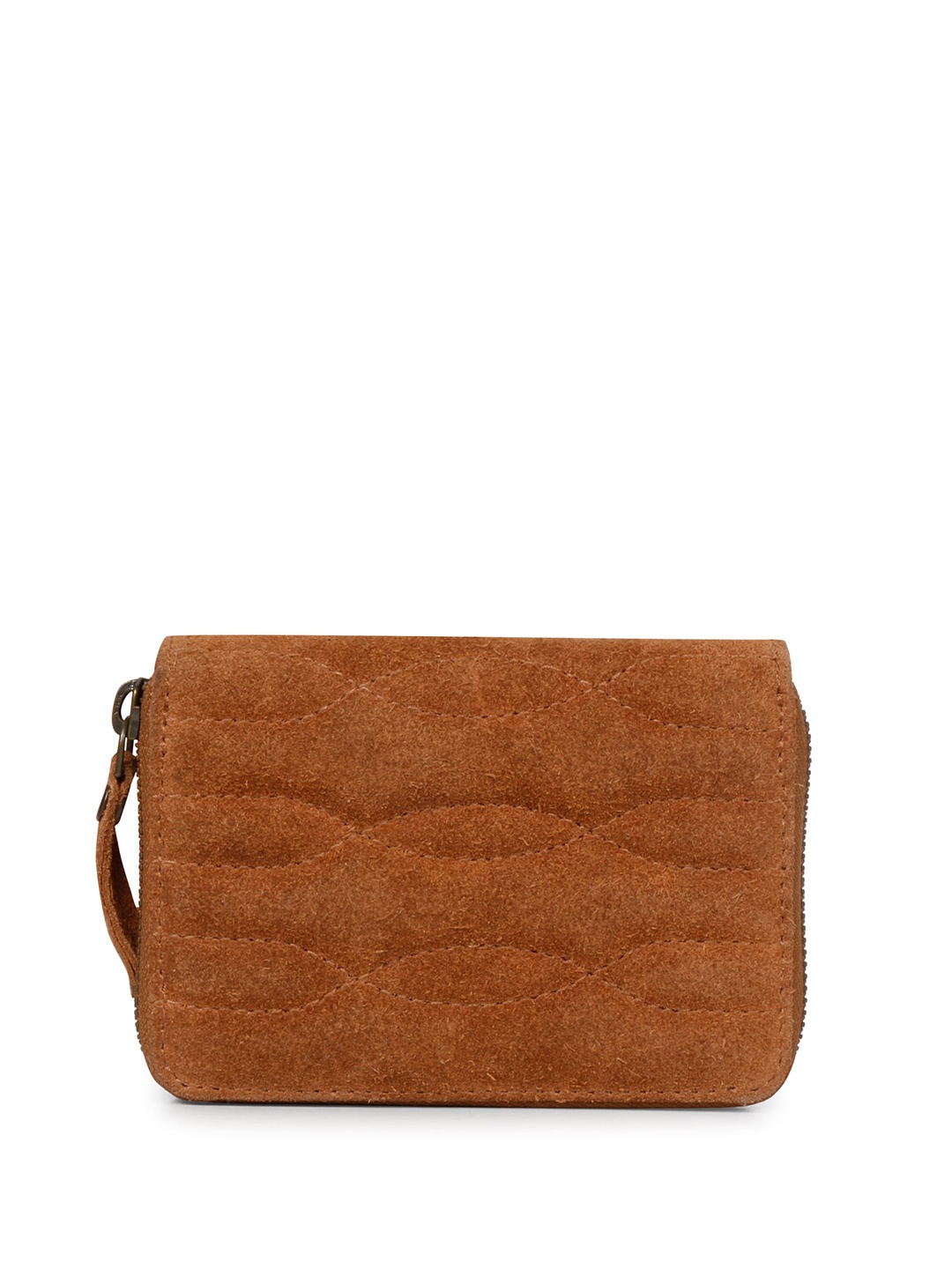 

Favore Leather Zip Around Wallet, Tan