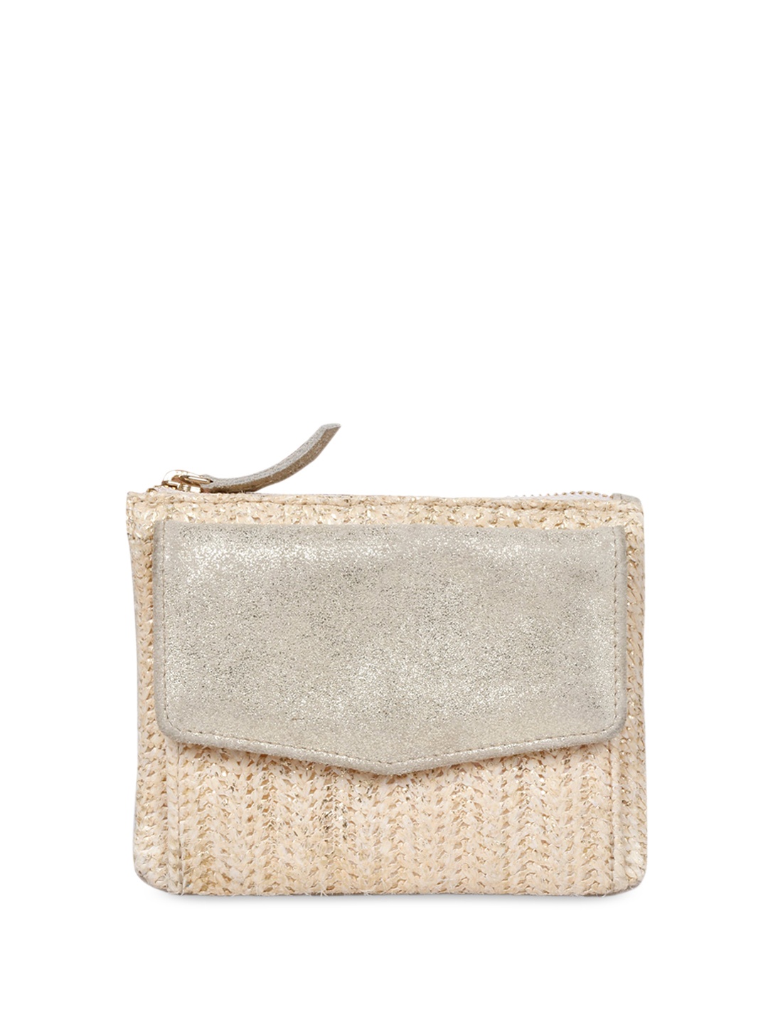

Favore White Leather Structured Sling Bag
