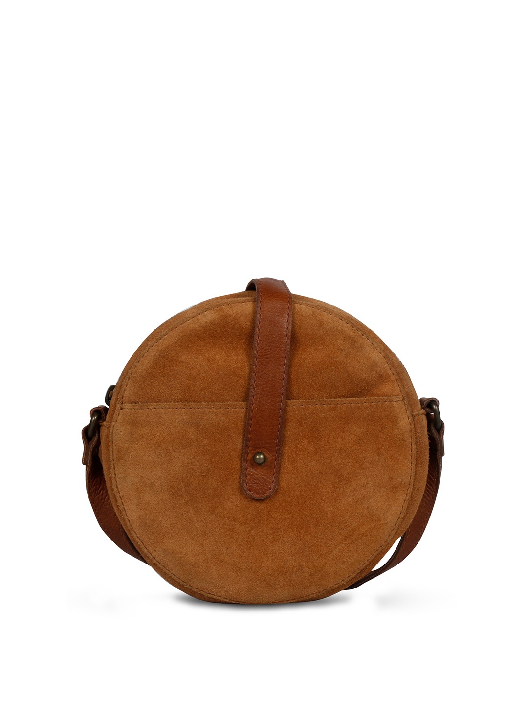 

Favore Leather Structured Sling Bag, Tan