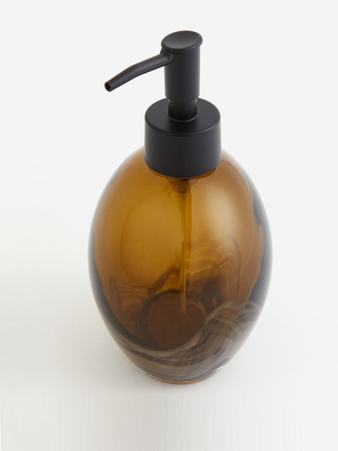 

H&M Brown Glass Soap Dispenser