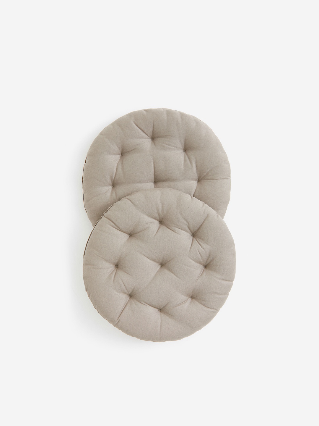 

H&M Grey 2-Pack Round Seat Cushions