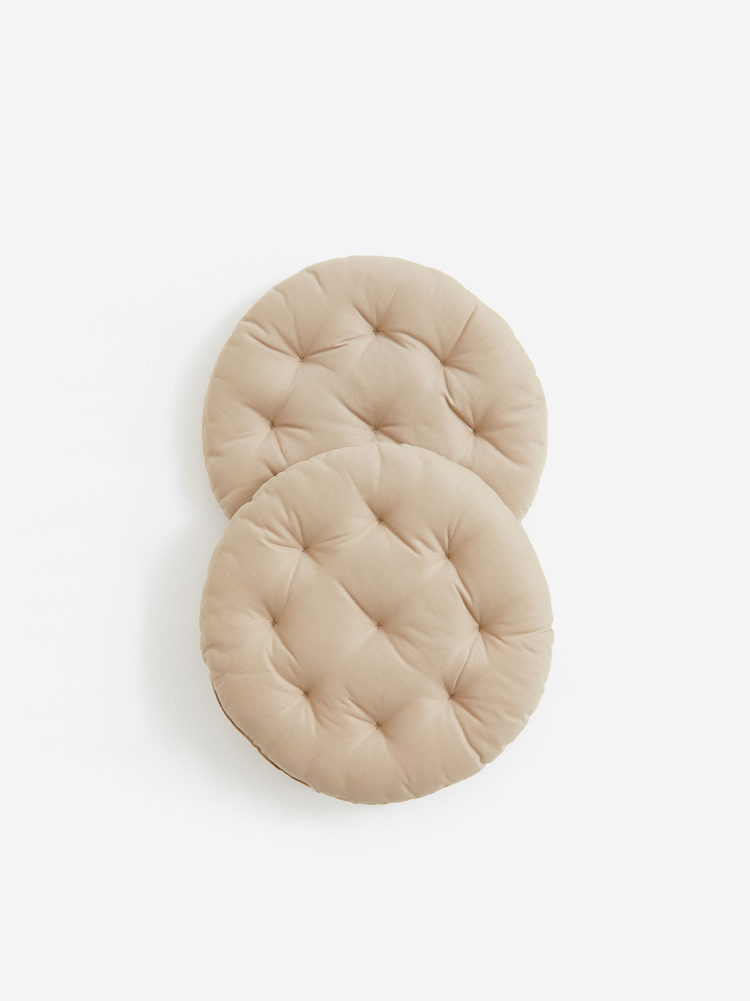 

H&M Beige 2-Pack Round Seat Cushions