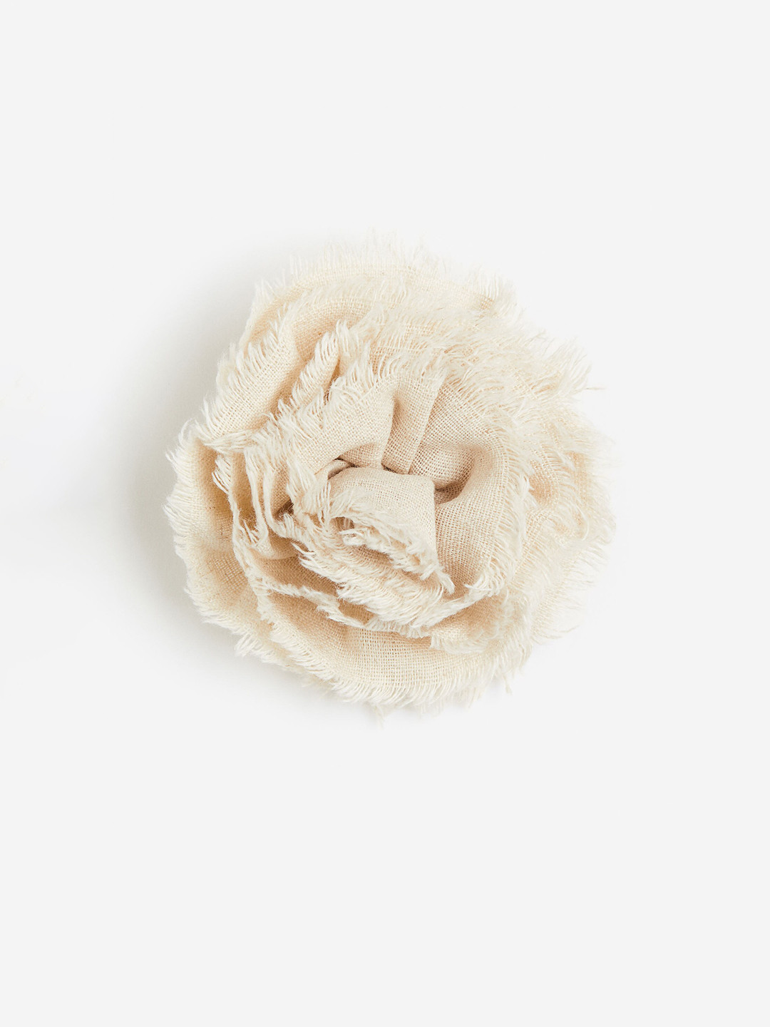 

H&M Flower-Shaped Brooch, Beige