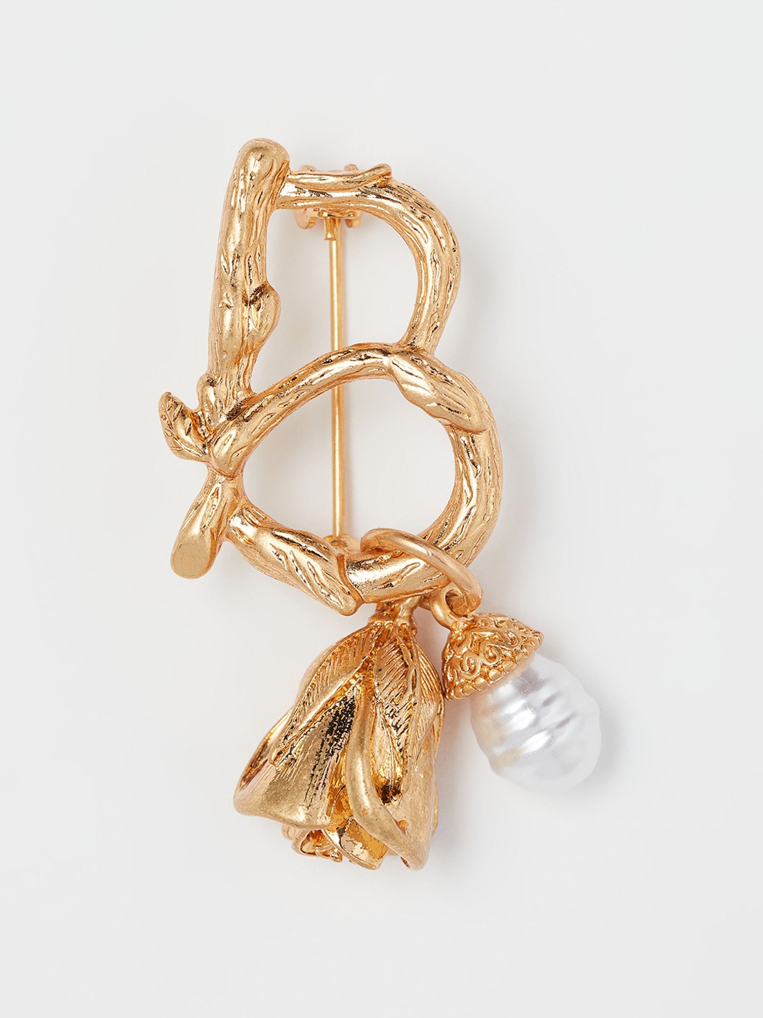 

H&M Pendant-Detail Brooch, Gold