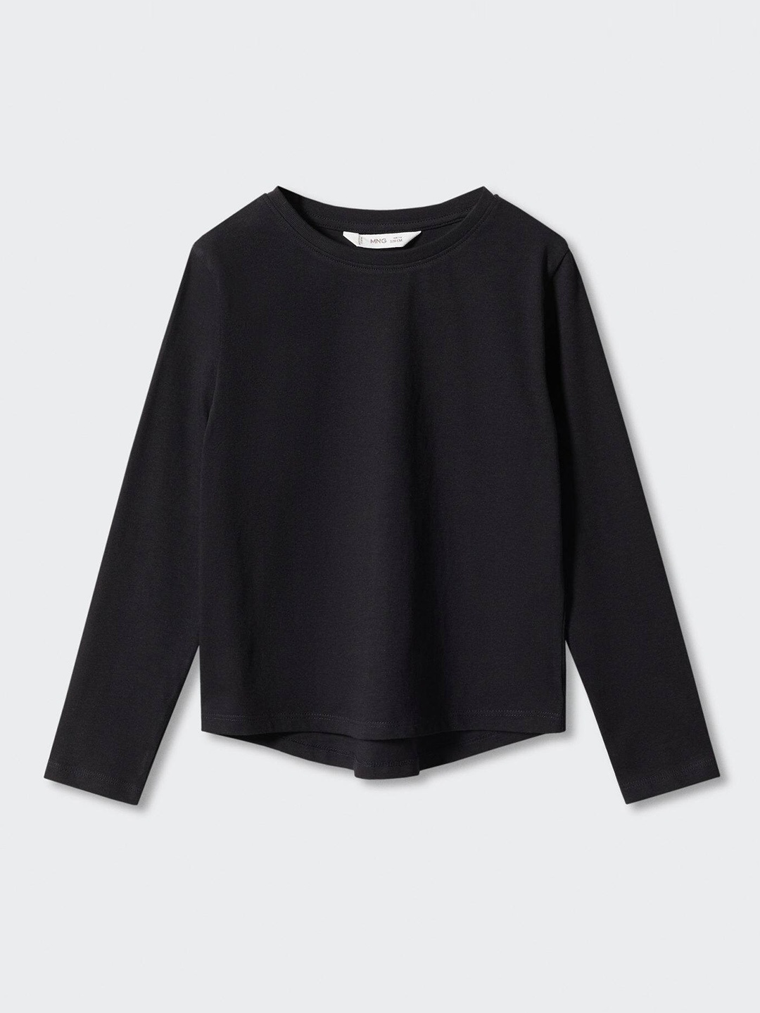 

Mango Kids Girls 100% Cotton T-shirt, Black