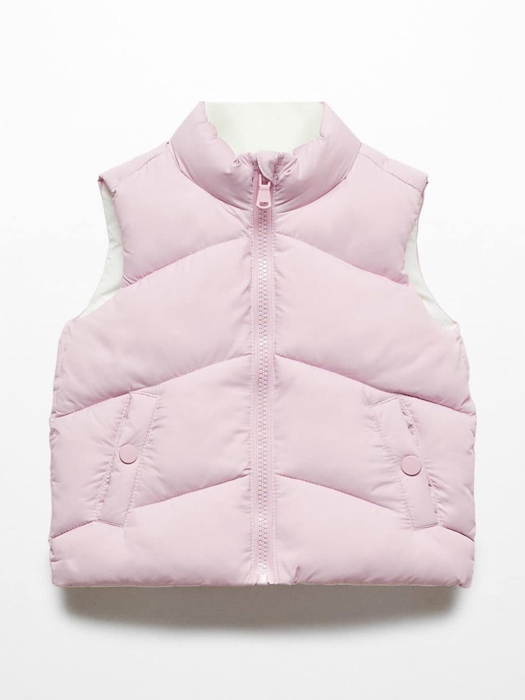 

Mango Kids Girls Gilet Padded Jacket, Pink