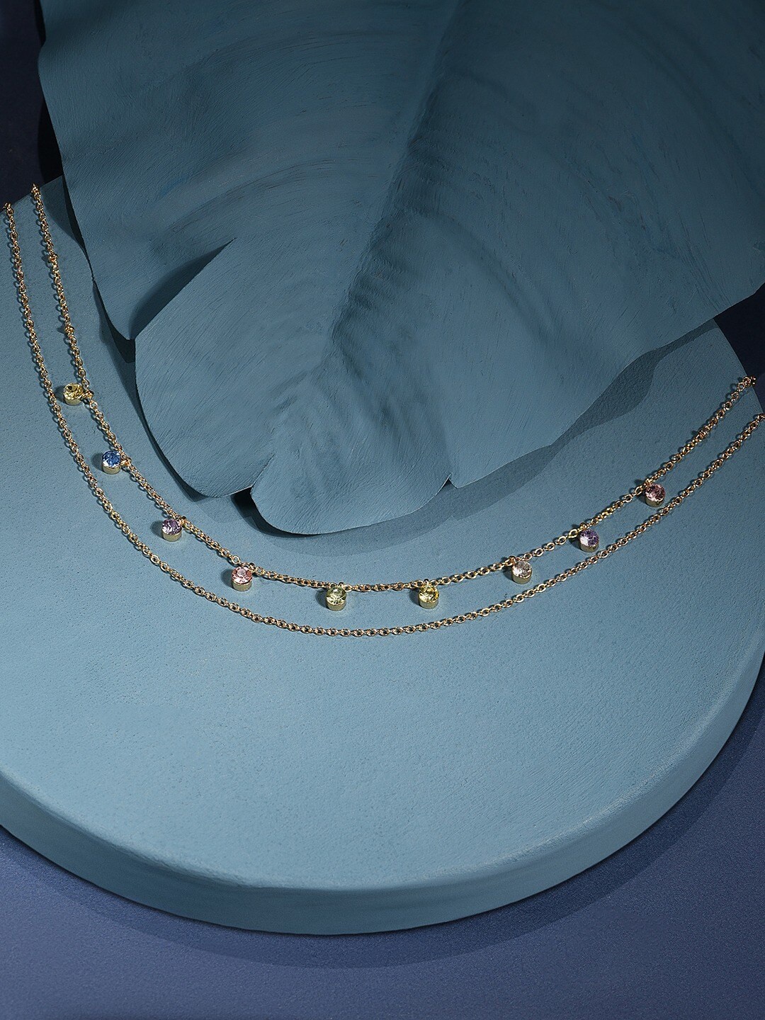 

AMI Gold Plated Layered Chain