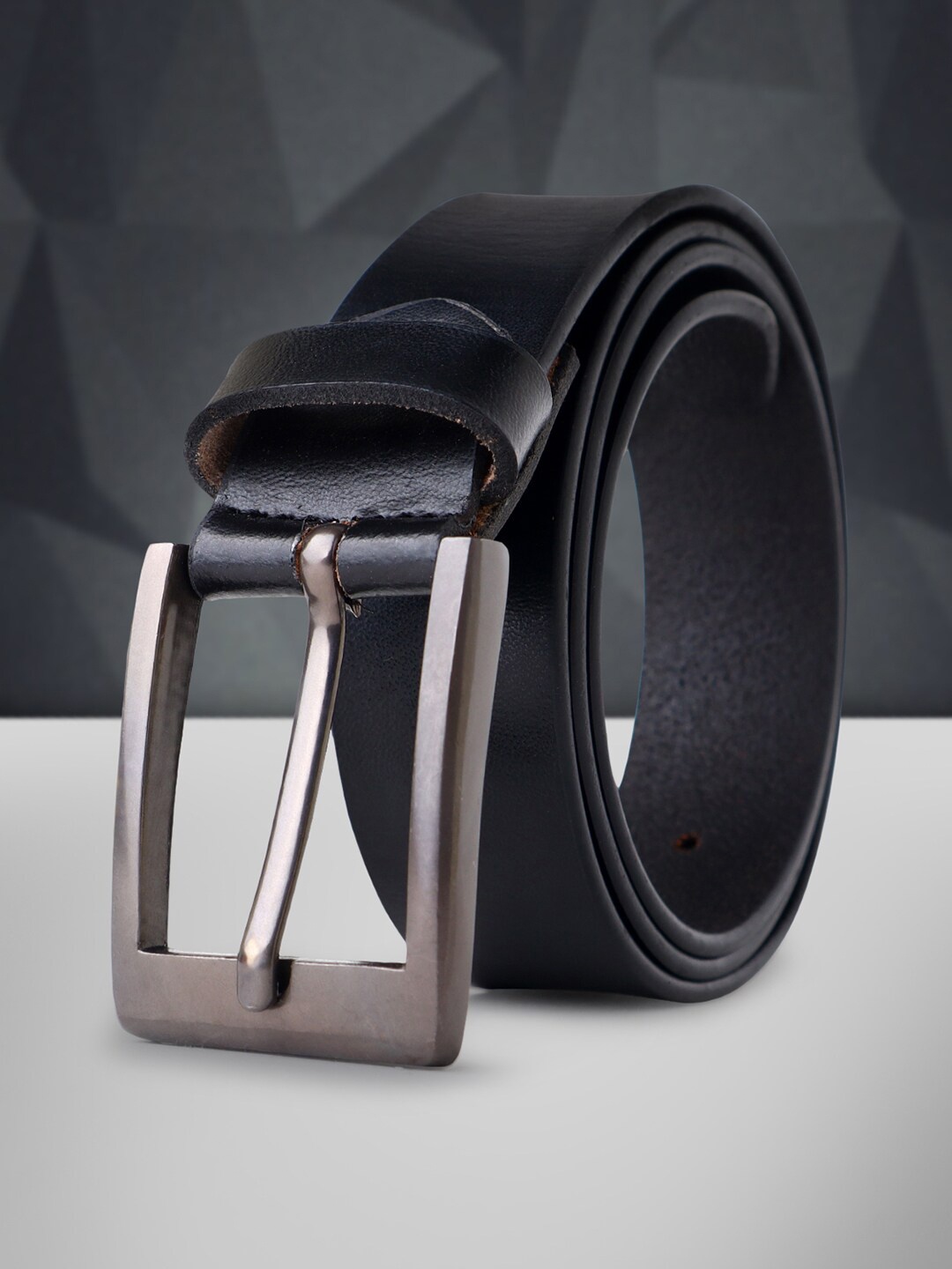 

INVICTUS Men Genuine Leather Formal Belt, Black