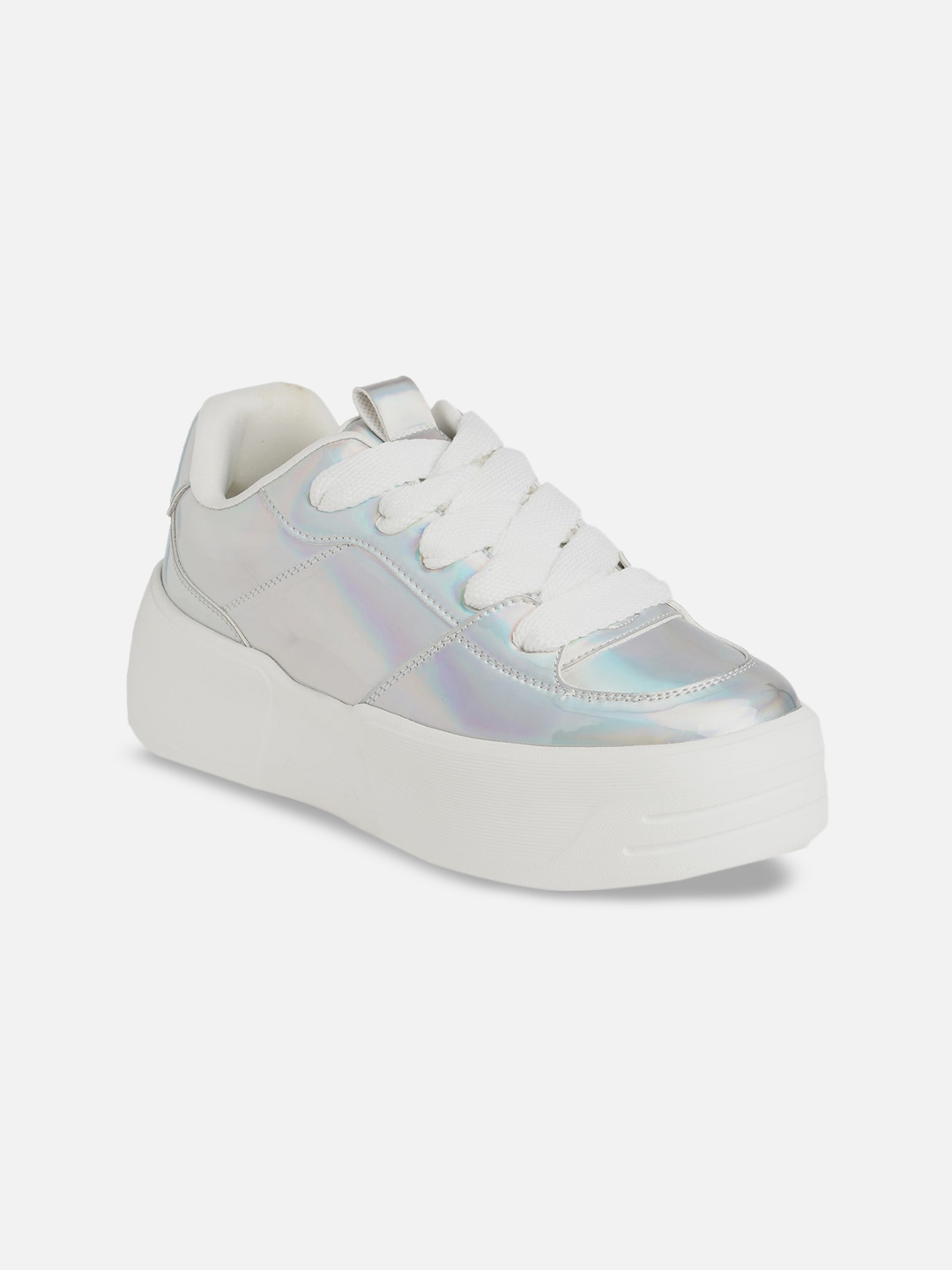 

Call It Spring Women Lace-Up Sneakers, Silver