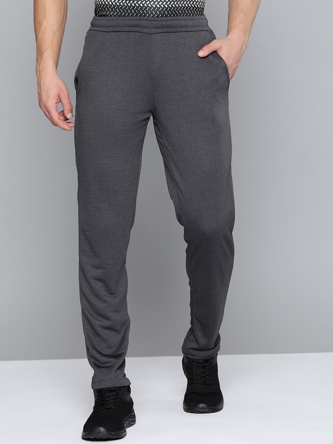 

Alcis Men Slim Fit Track Pants, Charcoal