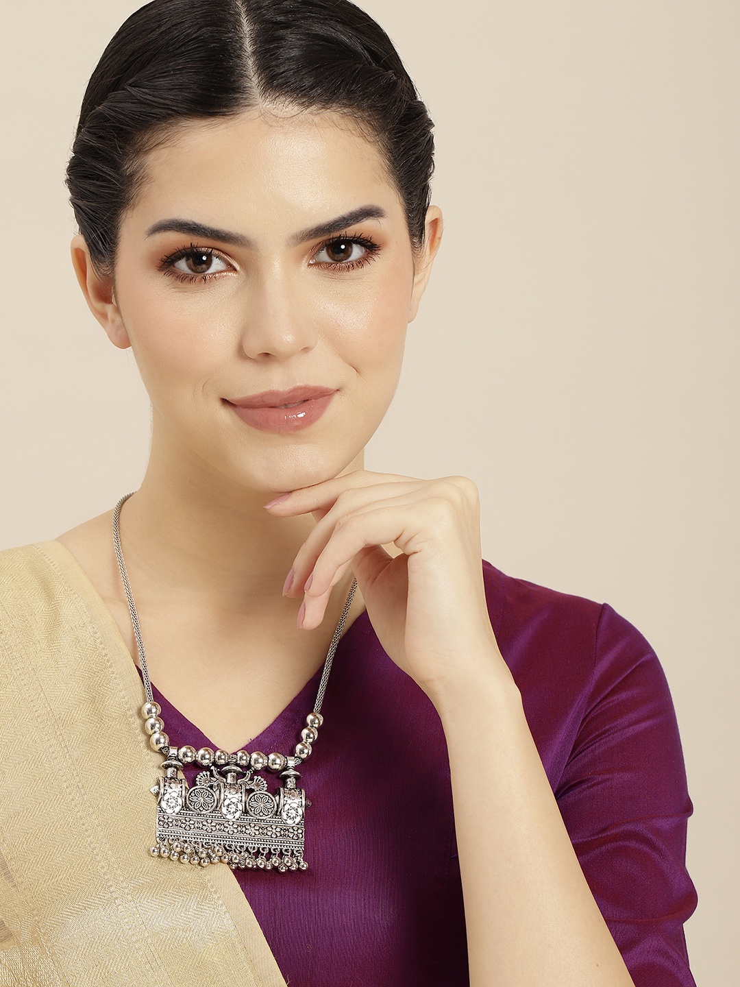 

Anouk Silver-Plated Necklace