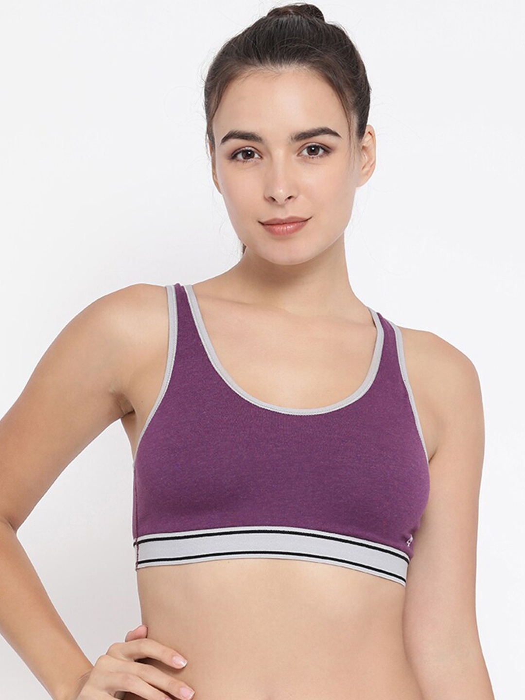 

Macrowoman W-Series Full Coverage Seamless Bra, Purple