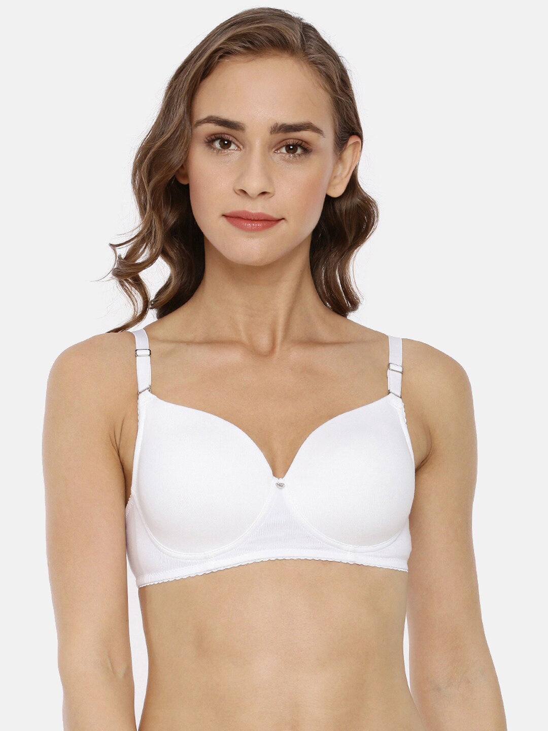 

Macrowoman W-Series Full Coverage Heavily Padded T-Shirt Bra, White