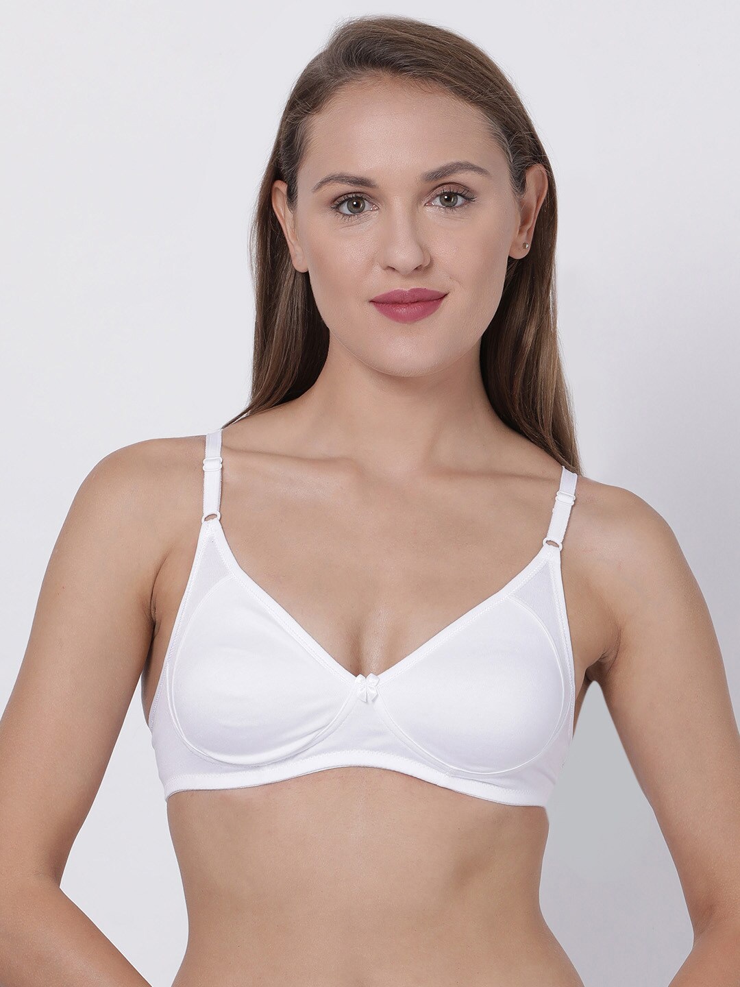 

Macrowoman W-Series Medium Coverage Super Support Cotton Everyday Bra, White