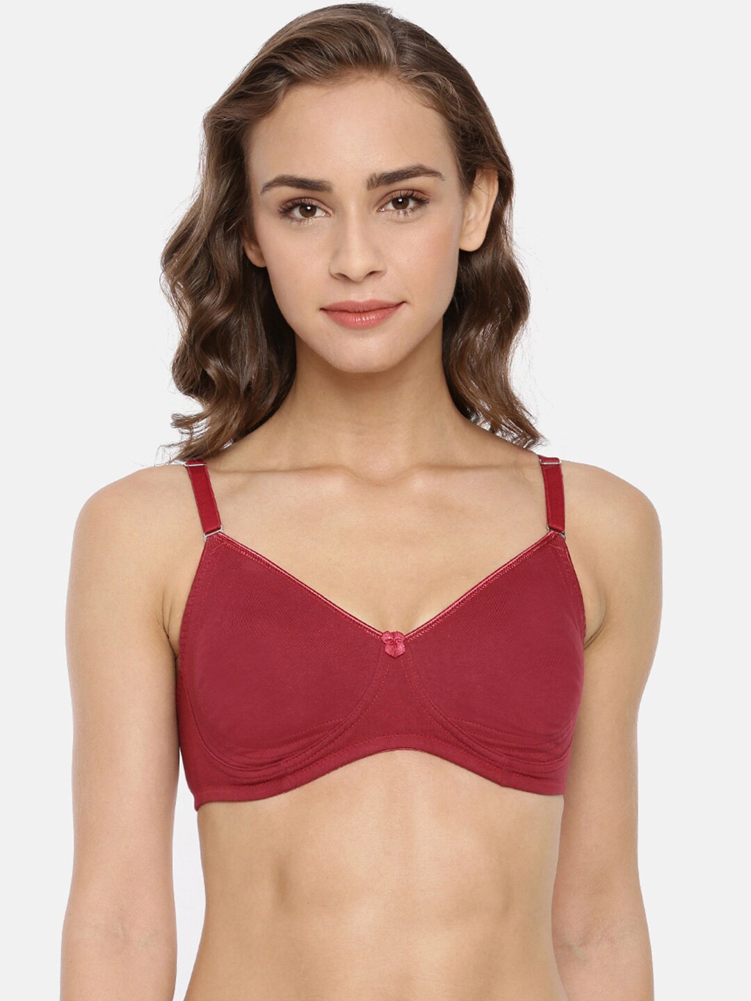 

Macrowoman W-Series Full Coverage Seamless Bra, Maroon