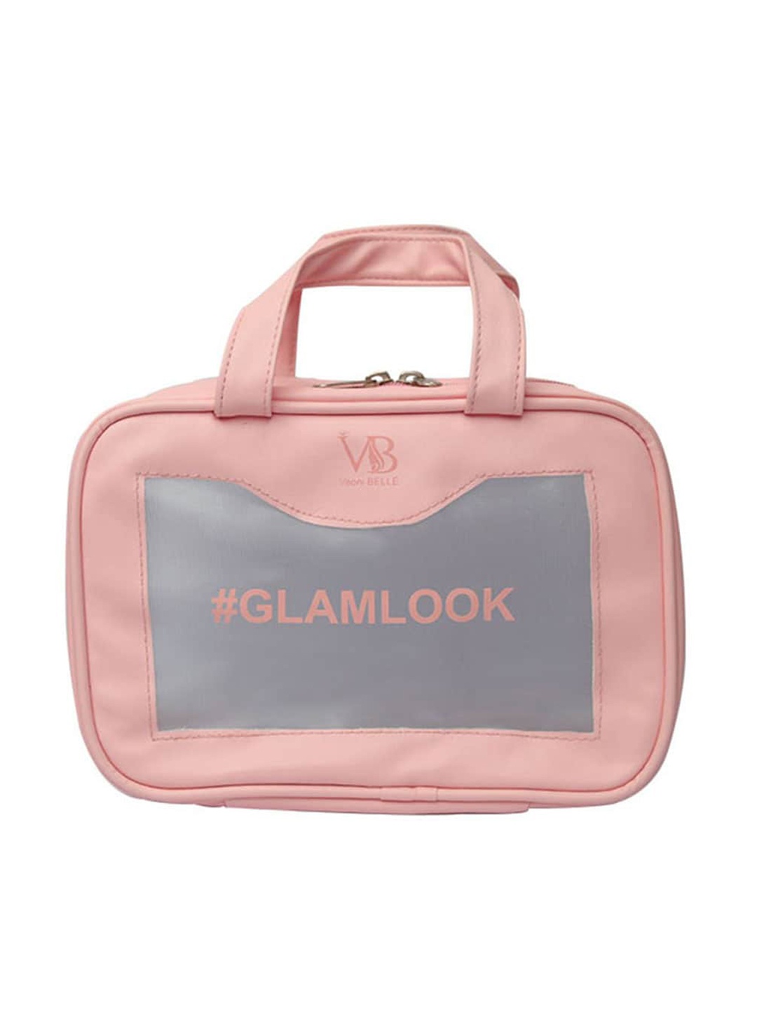 

Veoni BELLE Pink Reusable Make-Up Pouch