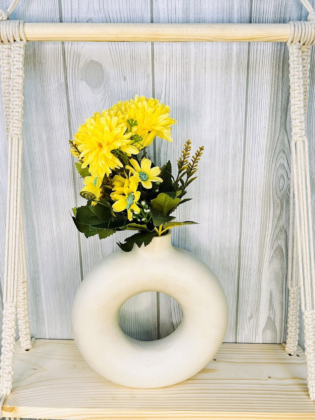 

Akaar Yellow Dahlia Artificial Flower