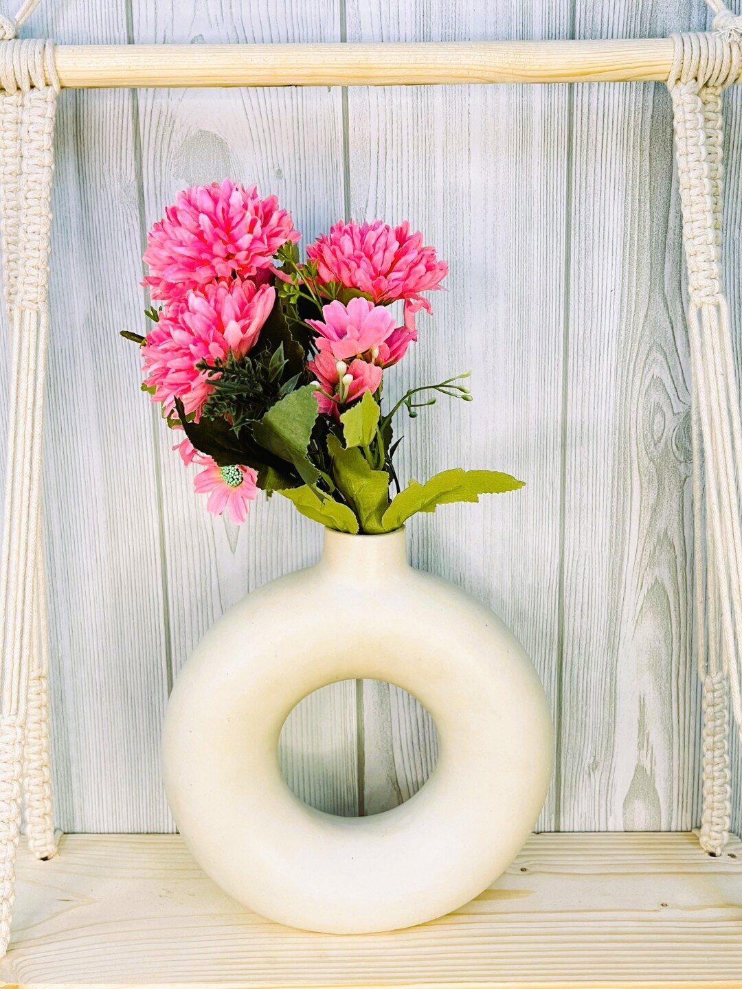 

Akaar Pink Dahlia Artificial Flower