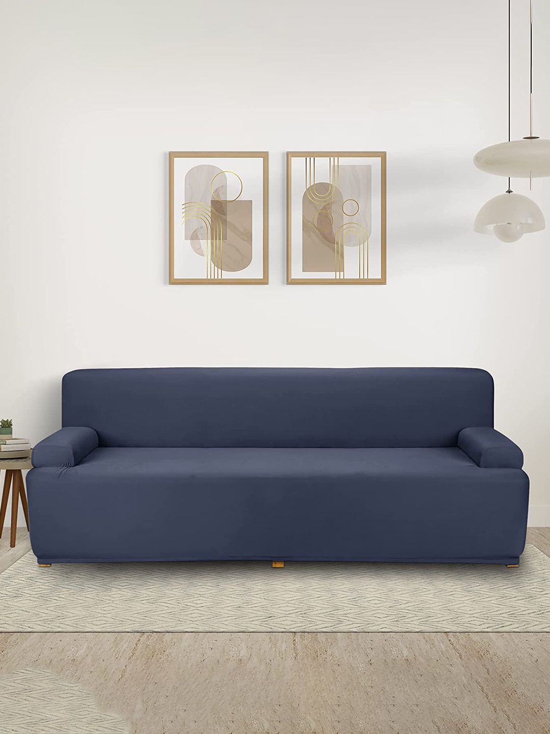 

Dakshya Industries Grey 3-Seater Sofa Cover