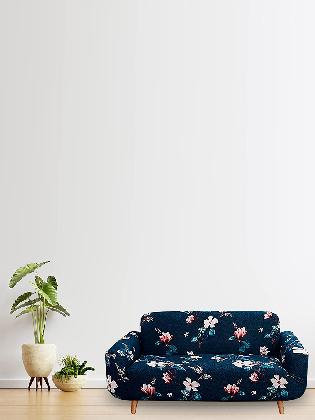 

Dakshya Industries Green Floral Printed 3-Seater Sofa Cover