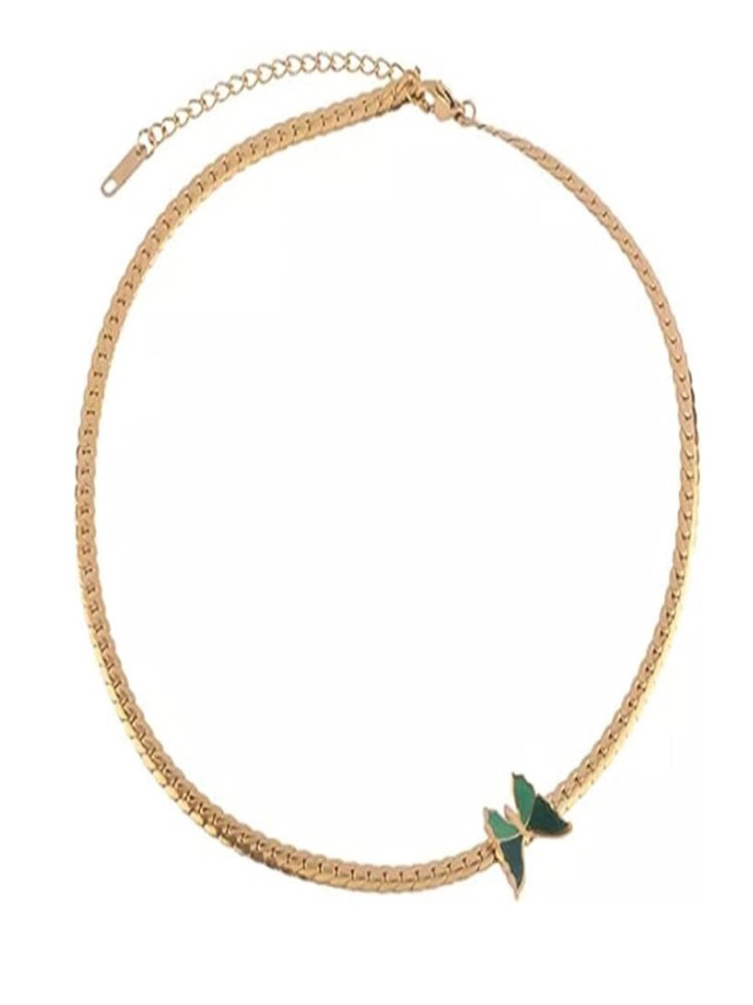 

EL REGALO Stainless Steel Minimal Necklace, Gold