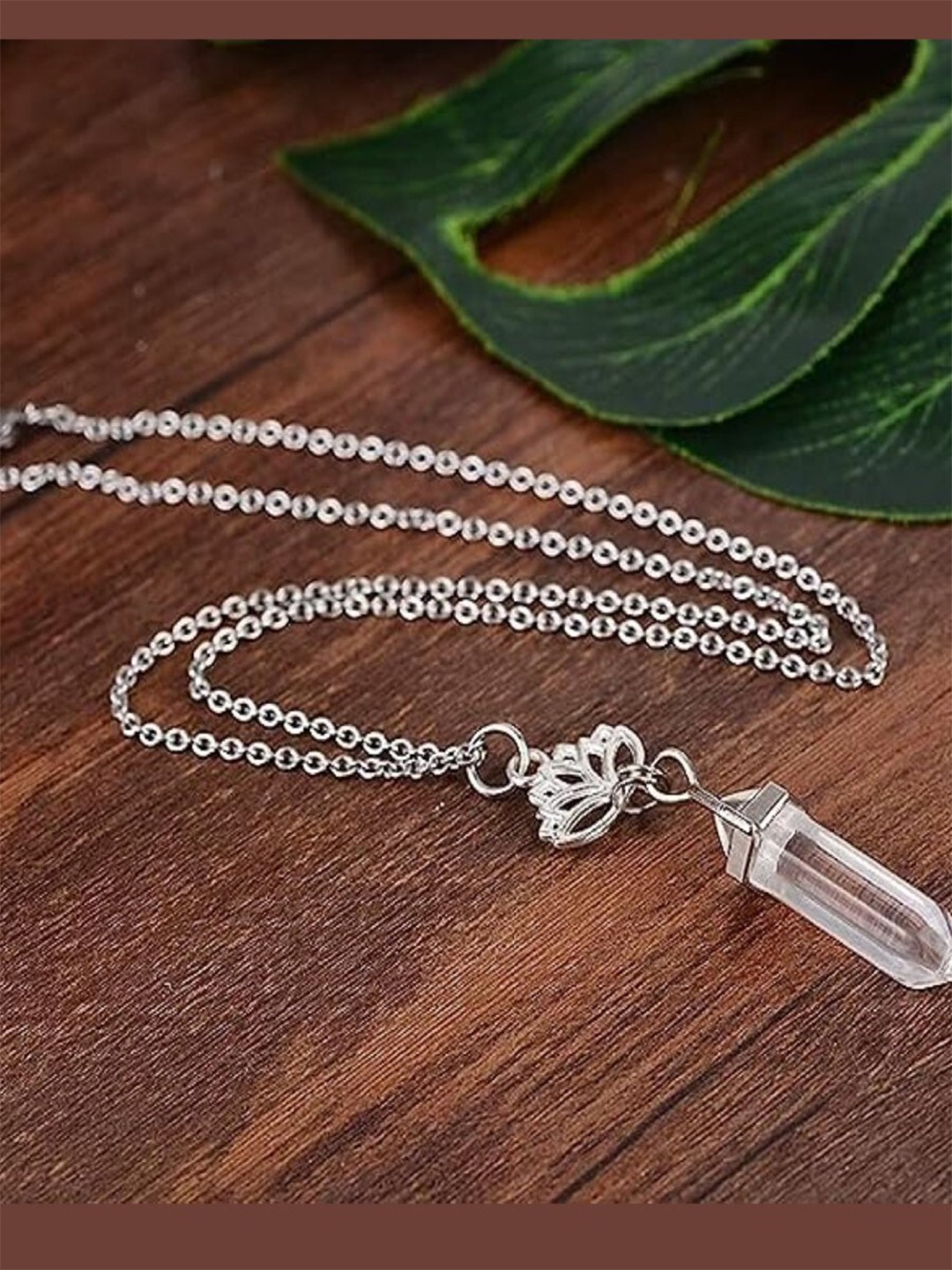 

EL REGALO Stainless Steel Minimal Necklace, Silver