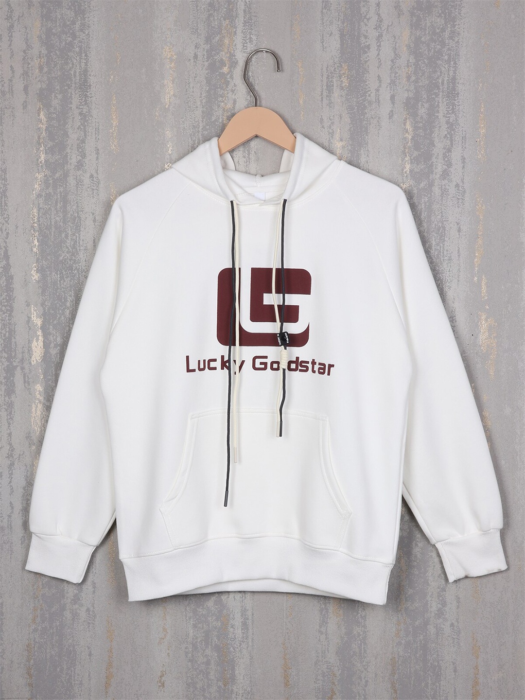 

Steele Boys Printed Hooded Sweatshirt, White