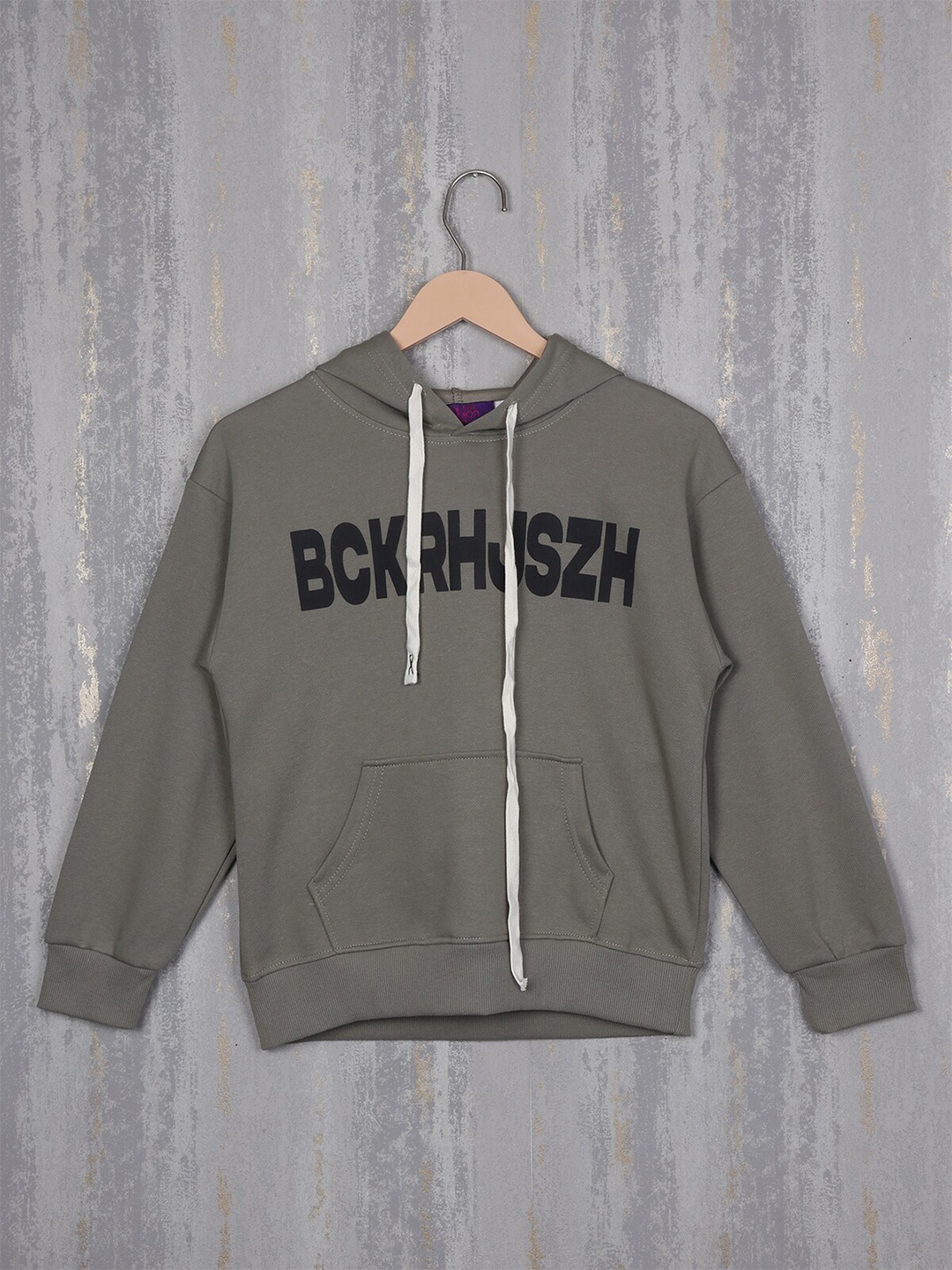 

Steele Boys Printed Hooded Sweatshirt, Green