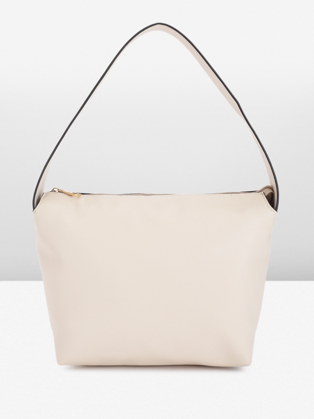 

French Connection Structured Handheld Bag, Beige