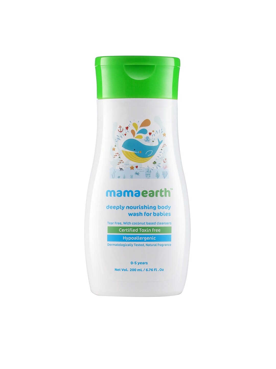 

Mamaearth Sustainable Kids Deeply Nourishing Body Wash For Babies 200ml, White