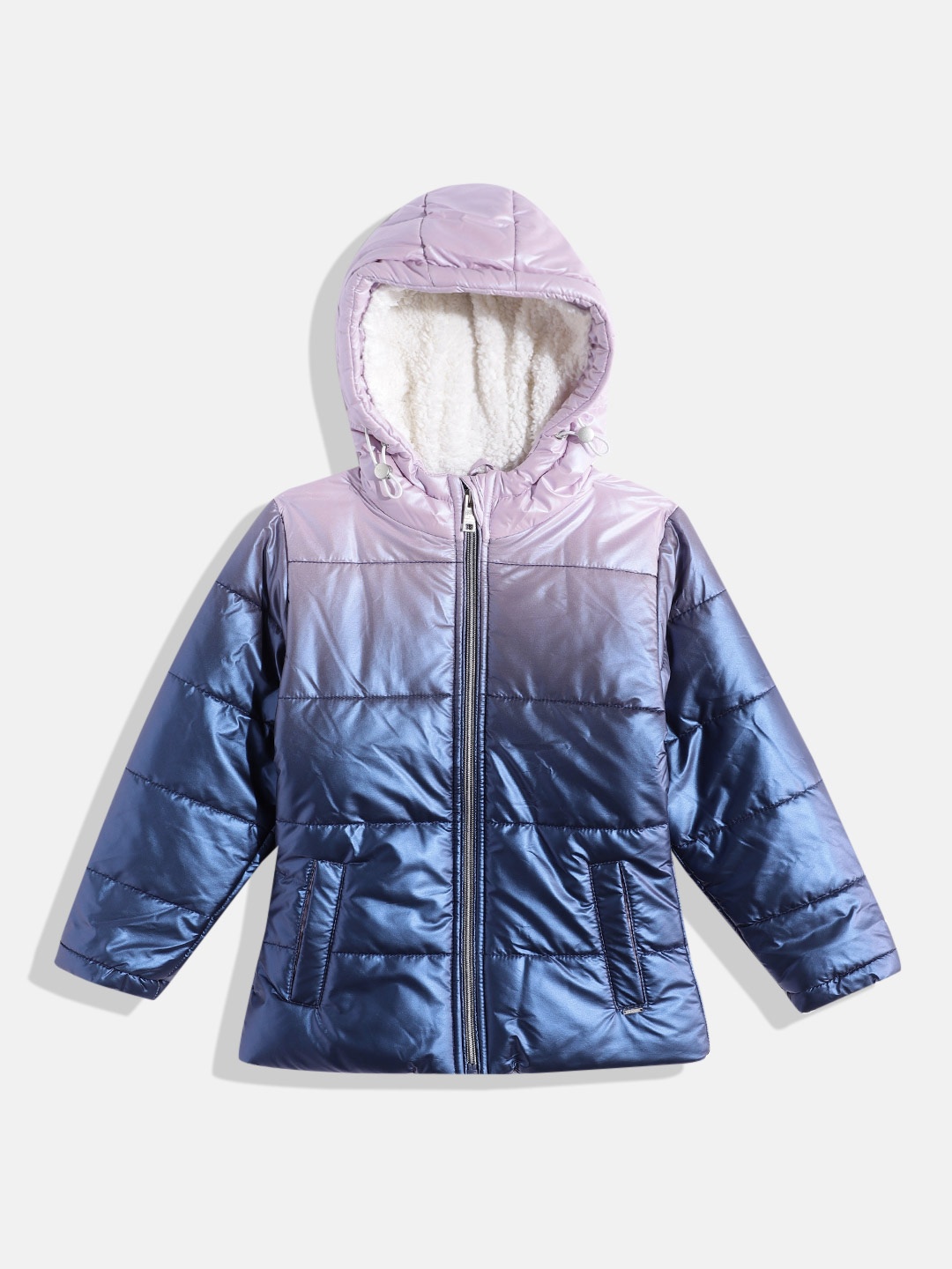 

Okane Girls Ombre Hooded Padded Jacket, Blue