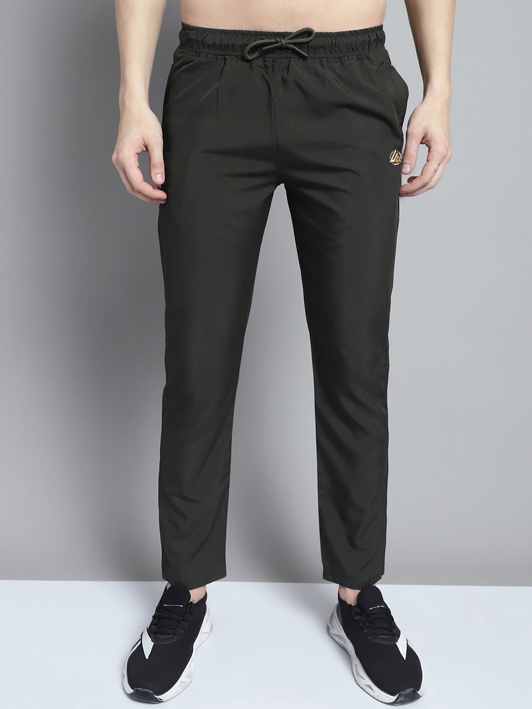 

WELL QUALITY Men Mid Rise Sports Track Pants, Olive