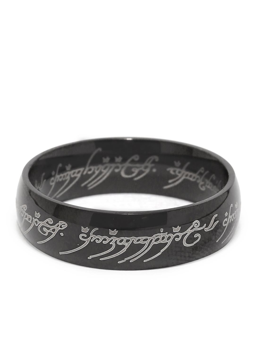 

Yellow Chimes Black Stainless Steel Ring