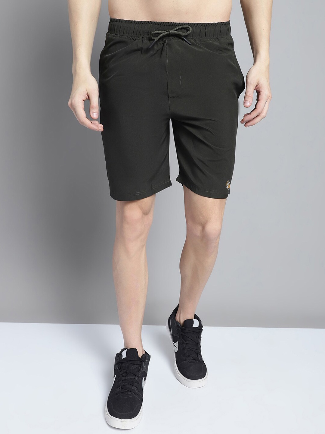 

WELL QUALITY Men Training or Gym Shorts, Olive