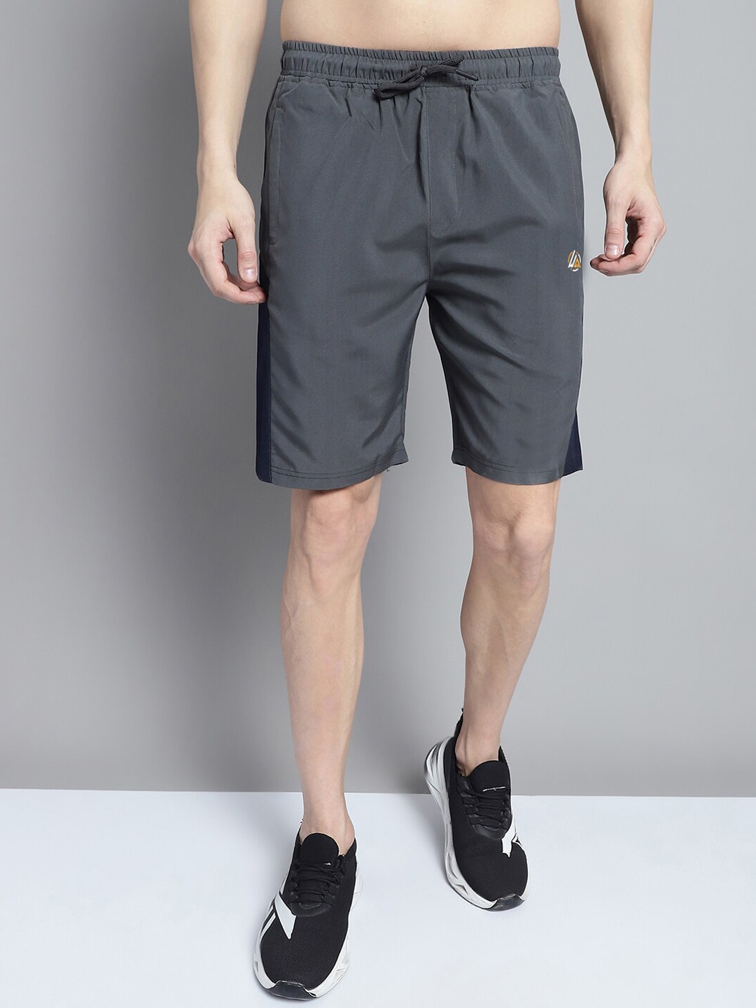 

WELL QUALITY Men Mid Rise Sports Shorts, Grey