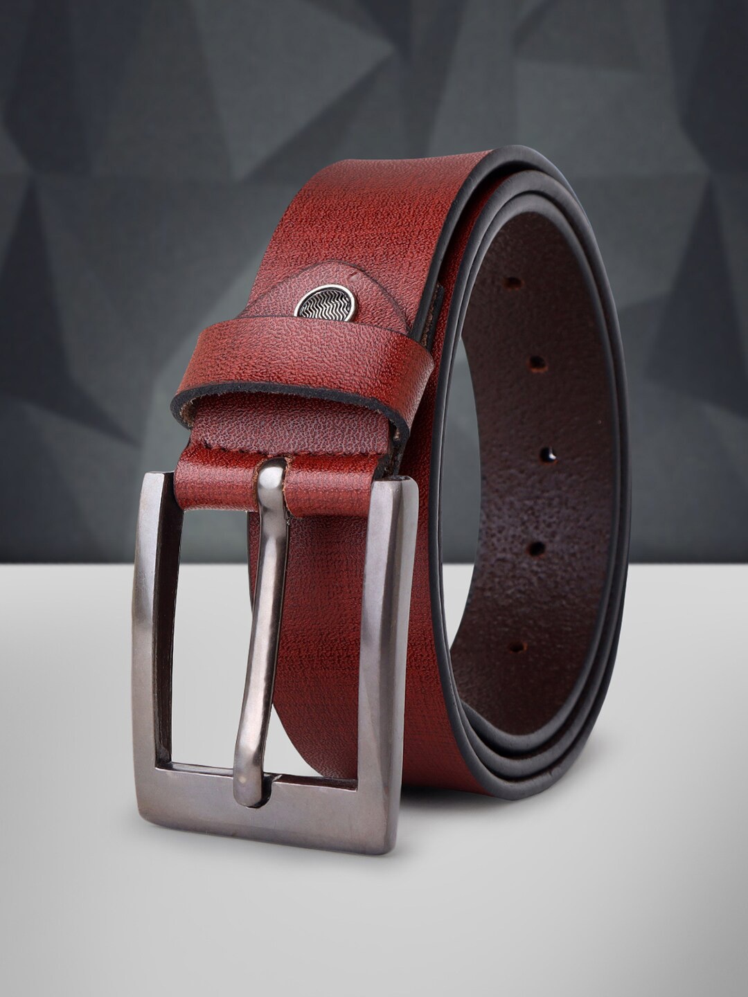 

INVICTUS Men Leather Formal Belt, Brown