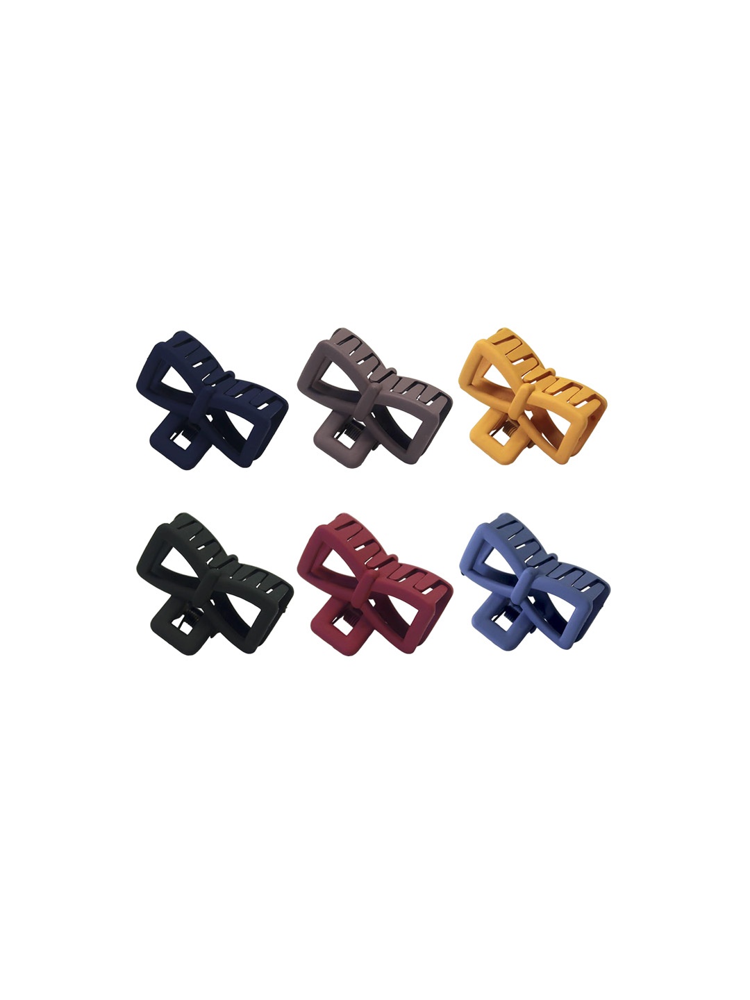

CHRONEX Set Of 6 Assorted Claw Clip