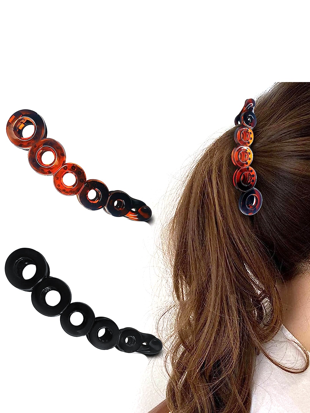

CHRONEX Set of 2 Assorted Banana Clips