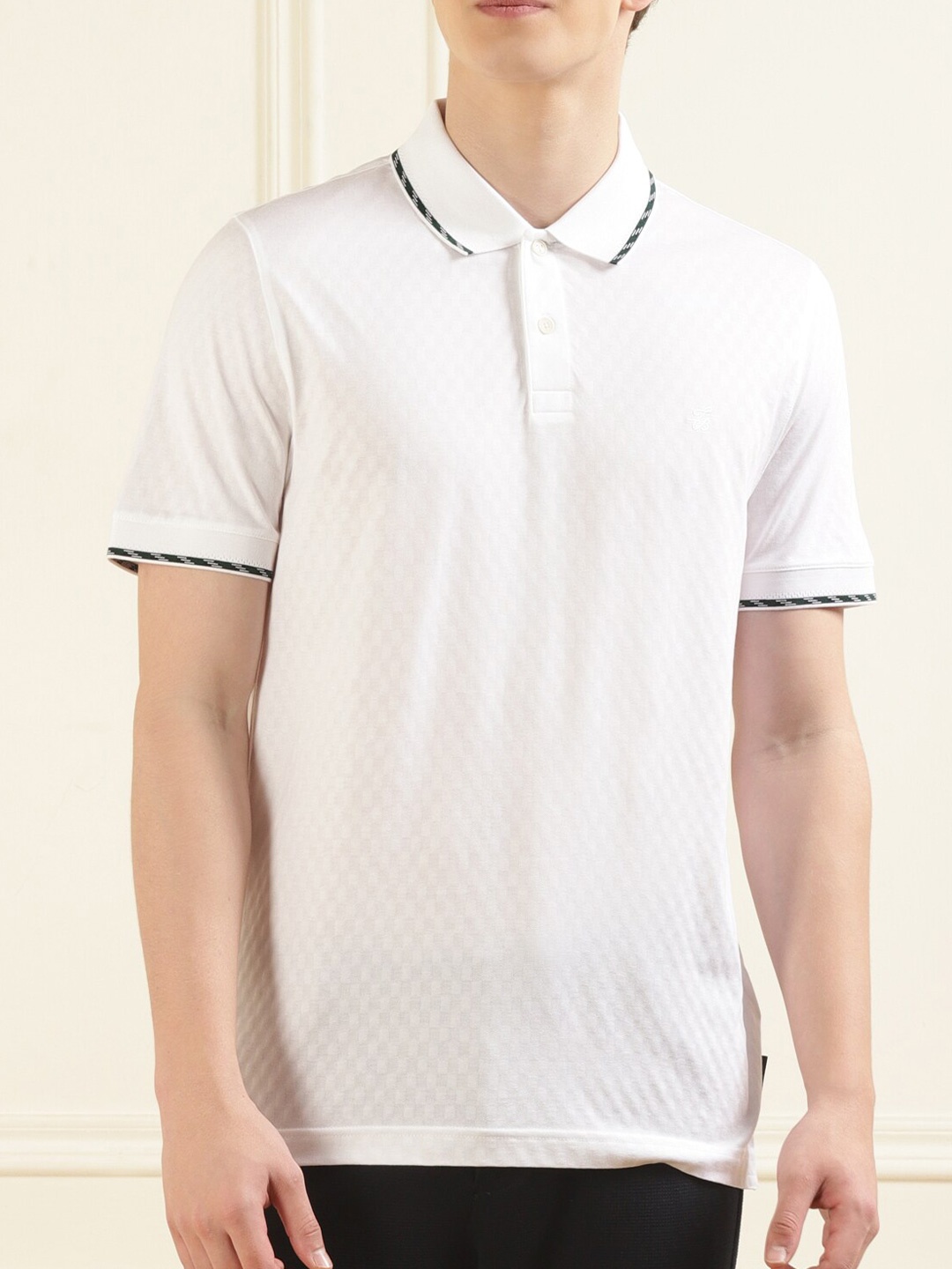 

Ted Baker Self Design Pure Cotton T-Shirt, White