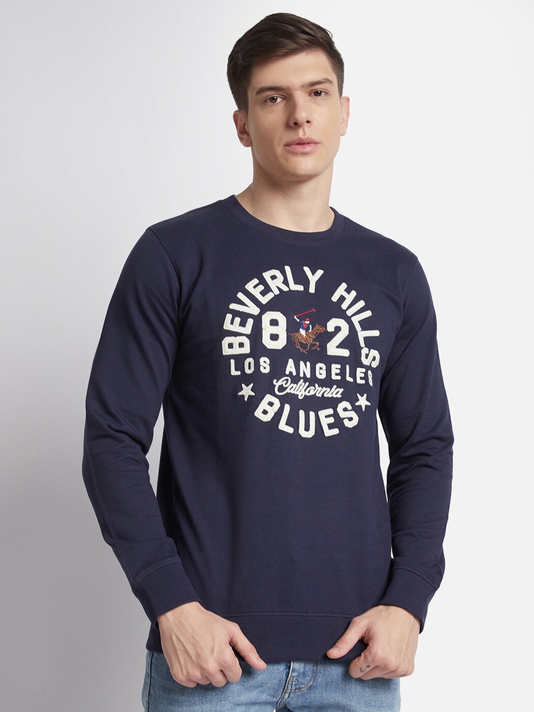 

Beverly Hills Polo Club Typography Printed Cotton T-Shirt, Na