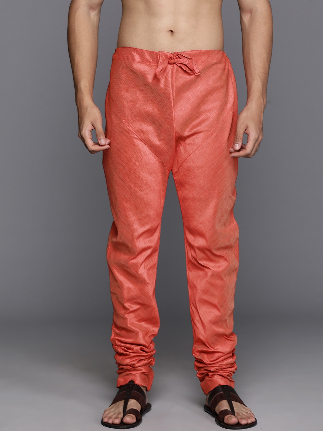 

Manu Men Ankle-Length Churidar, Red