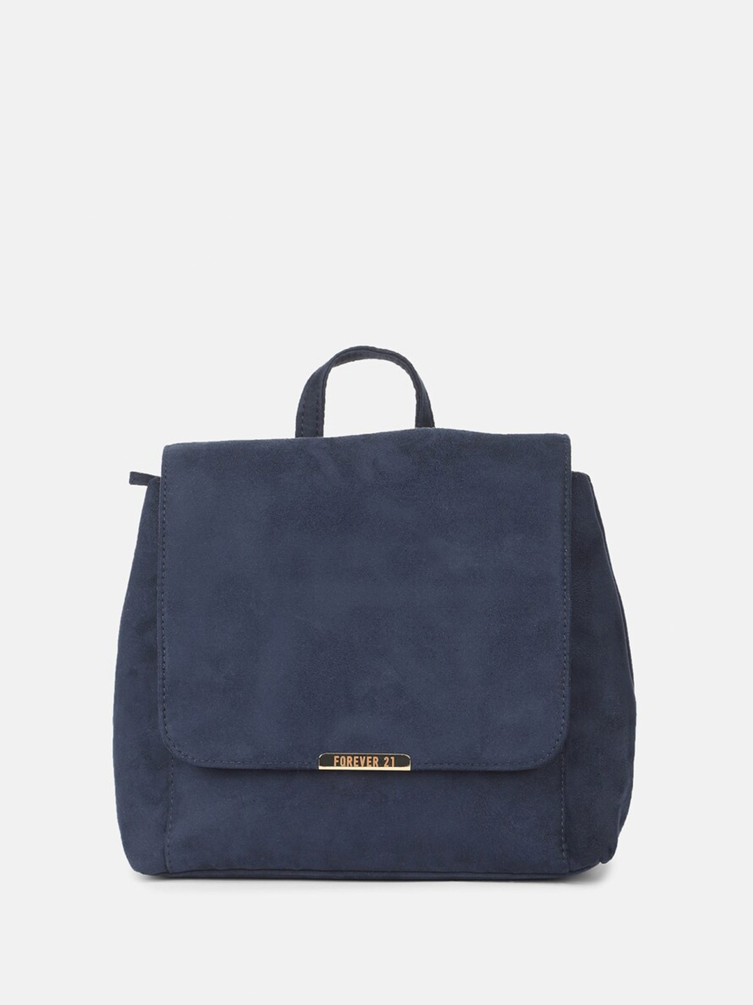 

FOREVER 21 Women Non-Padded Fabric Backpack, Navy blue