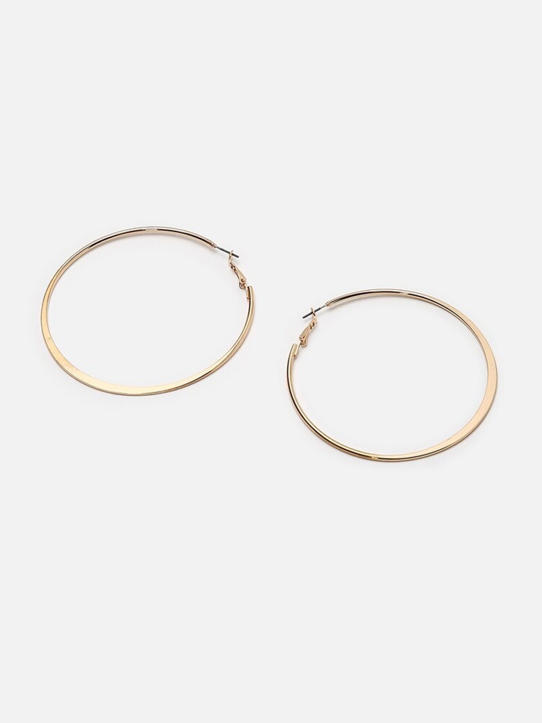 

FOREVER 21 Gold-Plated Contemporary Hoop Earrings